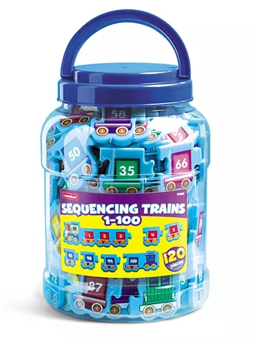 Lakeshore learning sequencing trains, 1 - 100 puzzle pieces